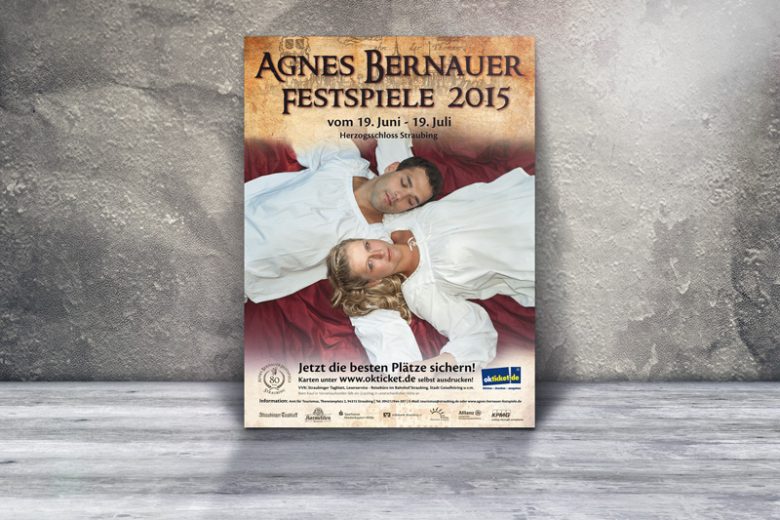 Plakat Agnes Bernauer Festspiele 2015